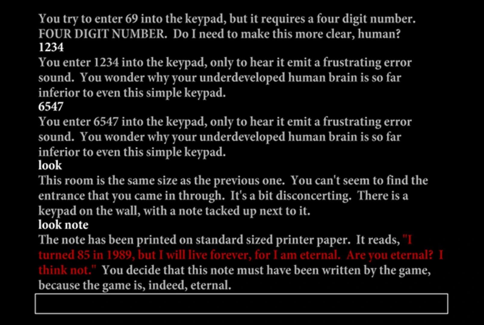 You Find Yourself in a Room screenshot 1