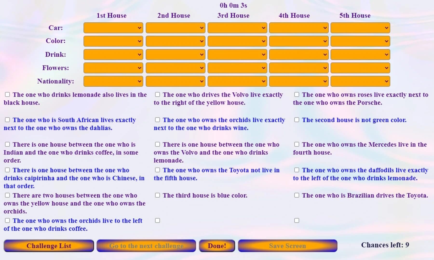 Zebra Logic Master screenshot 3