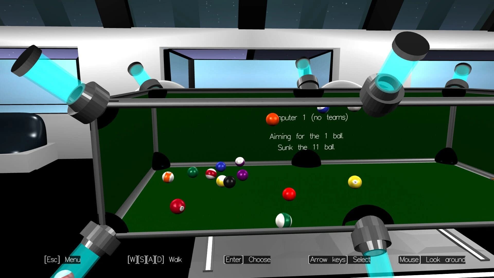 Zero Gravity Pool screenshot 2