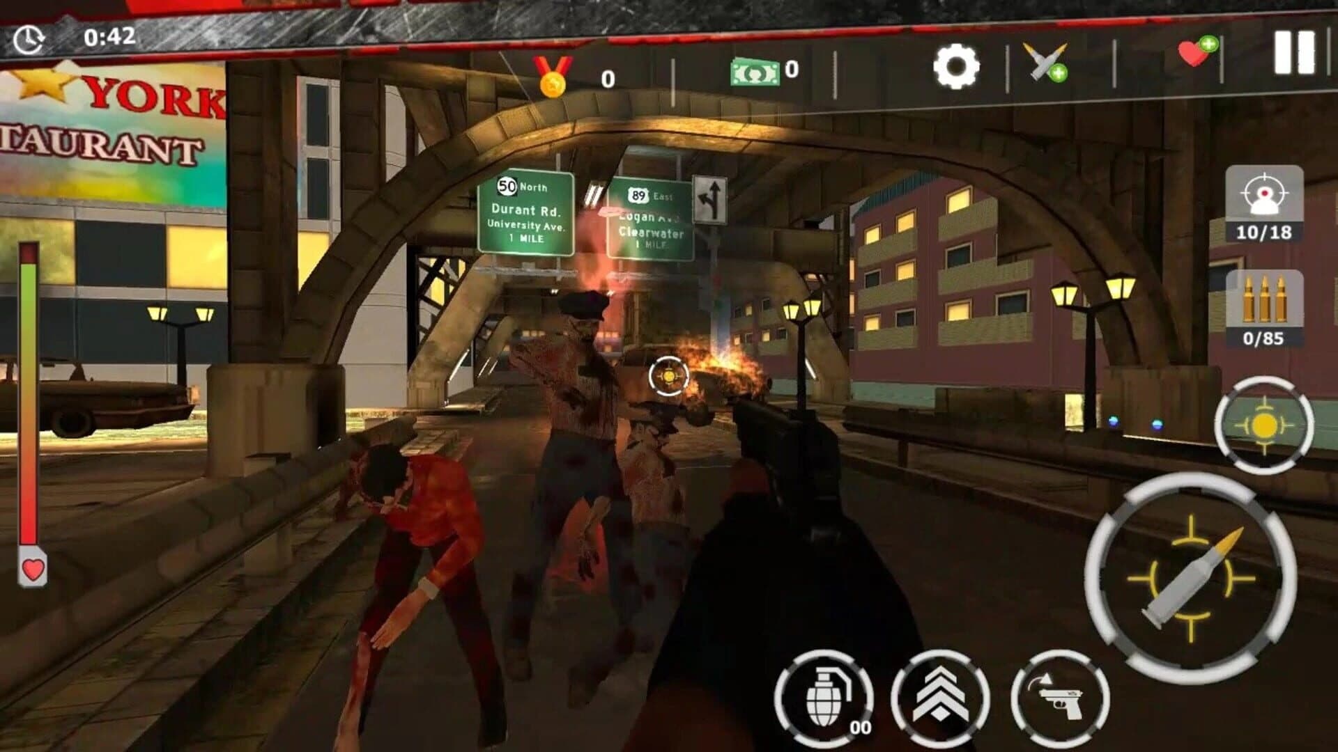 Zombie Survivor: Undead City Attack screenshot 2