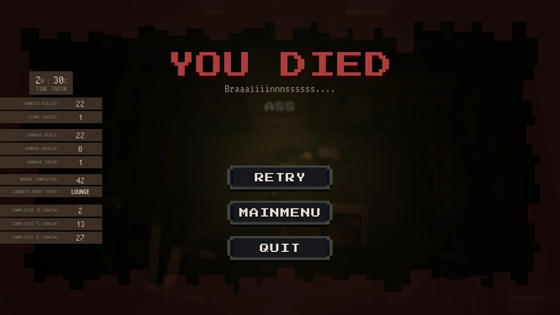 Zombie Typing screenshot 5