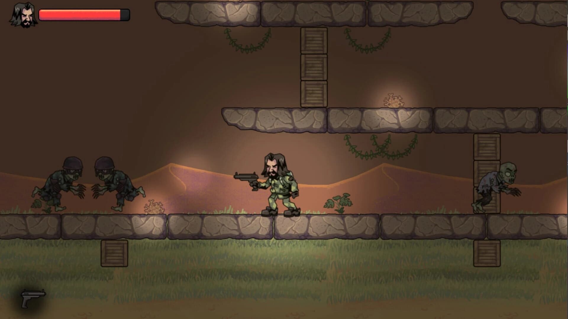 Zombies Desert and Guns screenshot 3