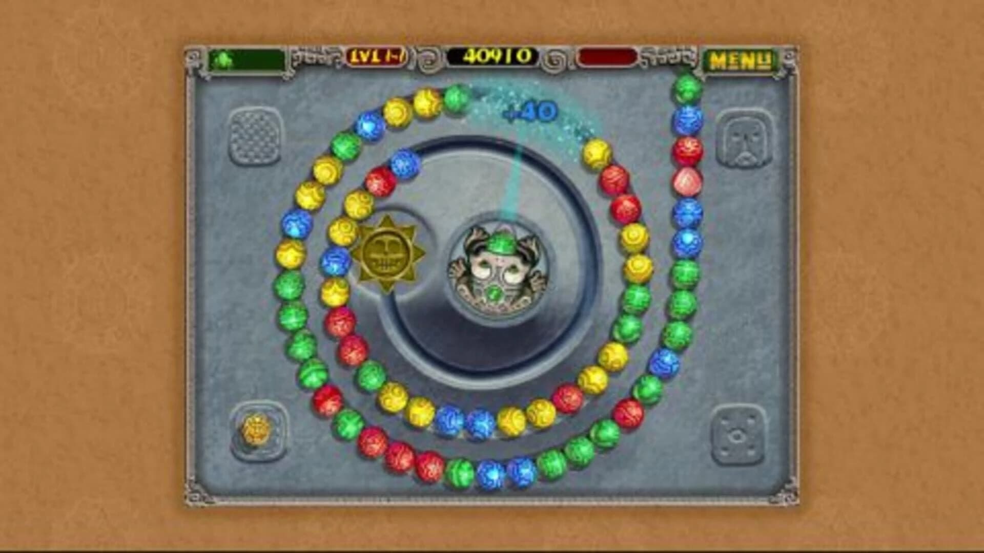Zuma Deluxe screenshot 1
