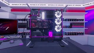 PC Building Simulator: Republic of Gamers Workshop video 1