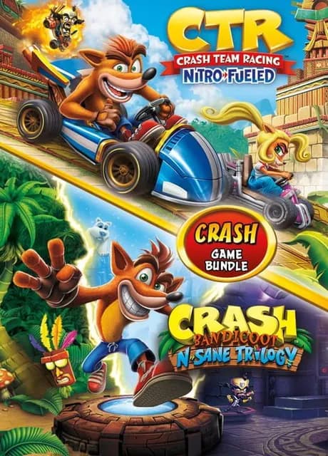Crash Team Racing Nitro-Fueled + Crash Bandicoot N'Sane Trilogy Bundle
