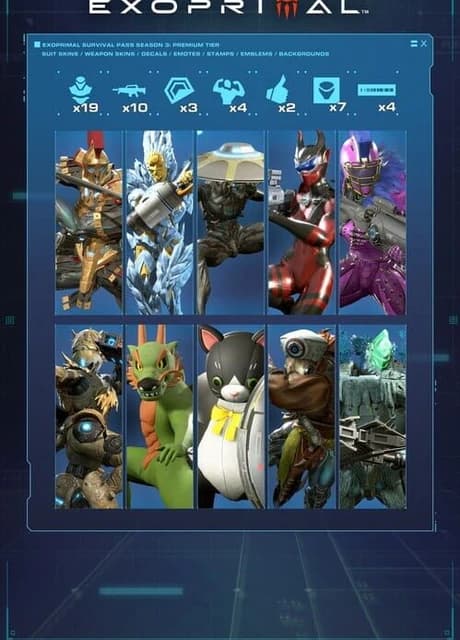 Exoprimal: Exoprimal Survival Pass Season 3 - Premium Tier