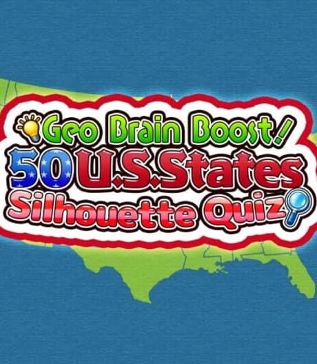 Geo Brain Boost! 50 U.S. States Silhouette Quiz