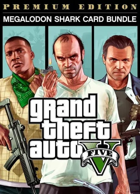 Grand Theft Auto V: Premium Edition & Megalodon Shark Card Bundle