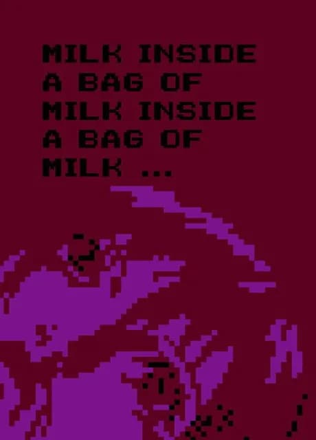 Milk Inside a Bag of Milk Inside a Bag of Milk
