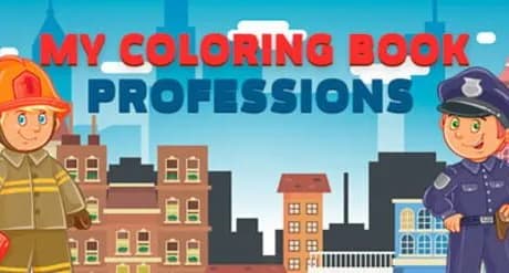 My Coloring Book: Professions