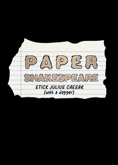 Paper Shakespeare: Stick Julius Caesar (With a Dagger)
