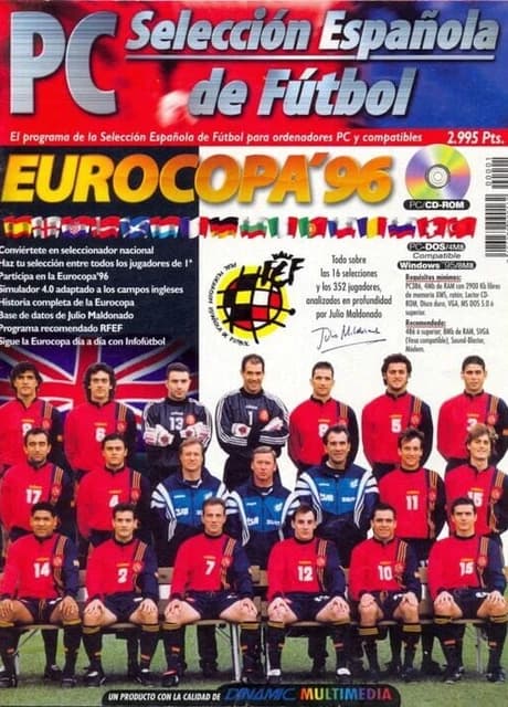 PC Selección Española de Fútbol Eurocopa '96