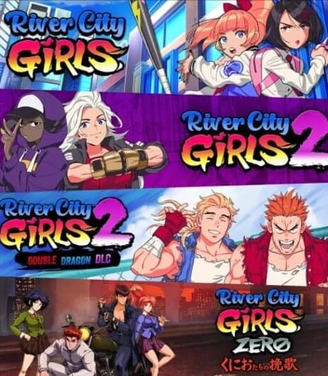 River City Girls 1, 2, and Zero + Double Dragon DLC Bundle