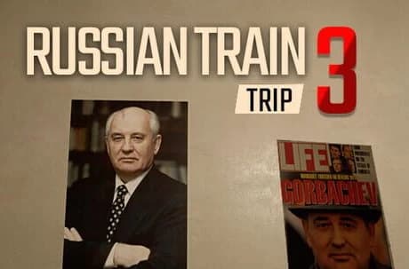 Russian Train Trip 3: Gorbachev's Posters In The Apartment